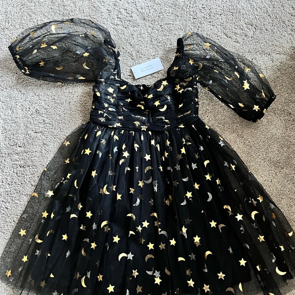 Lace & Beads Moon & Stars Dress
